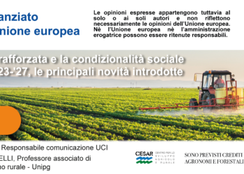 La condizionalità rafforzata e la condizionalità sociale nella nuova Pac ’23 – ’27