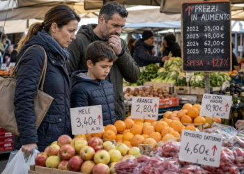 Caro viveri, la spesa pesa sempre di più sulle famiglie italiane