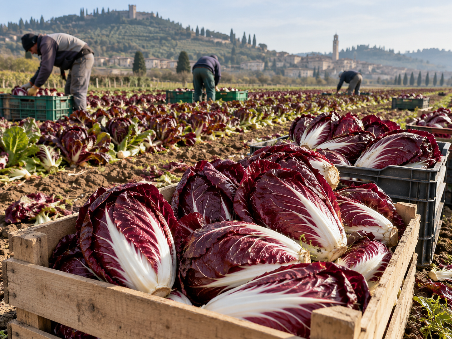 Radicchio in campo